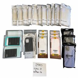 Lot of 24 iPhone 12 Pro & Pro Max Cases