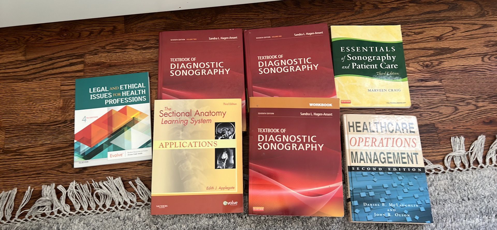Diagnostic sonography textbooks