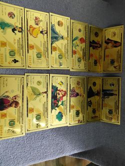 Disney Princess Gold Foils!!