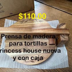 Prensa Para Hacer Tortillas 👉 princess house todo nuevo y con caja 📦
