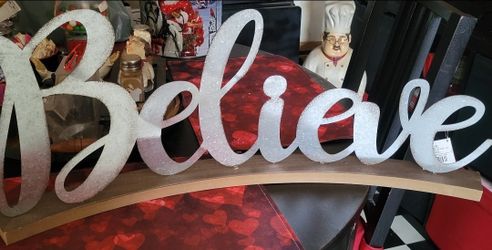 Hobby Lobby Believe Sign New