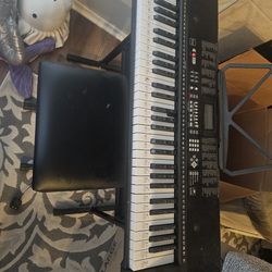 Piano Keyboard W/ Bench