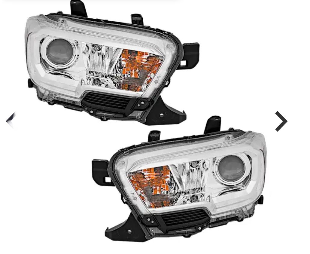 2022 Toyota Tacoma Halogen Headlights with Bulbs