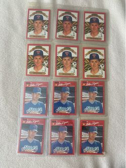 12 - Nolan Ryan 1990 Donruss Error Cards # 659 & 665 All wrong back variations