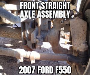 Ford Straight Axle Assembly From An 07 F550