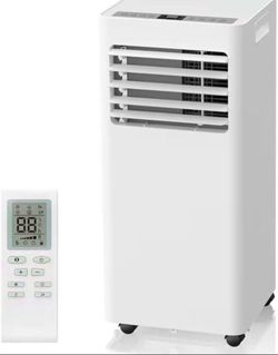 Portable Air Conditioners 8000 BTU,Quiet Portable AC Units for Rooms 3-IN-1 Cools Up to 500 Sq.Ft with Dehumidifier,Fan,Remote Control,24H Timer,Sleep