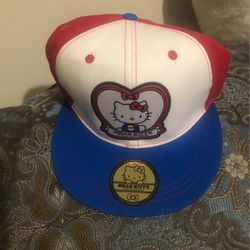 Brand New Hello Kitty Hat With Tags