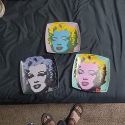 Andy Warhol Marilyn Manroe Plates