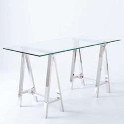 West Elm Elegant Glass Table