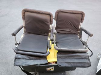 2 stadium chairs
