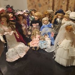 Vintage Antique Porcelain Dolls
