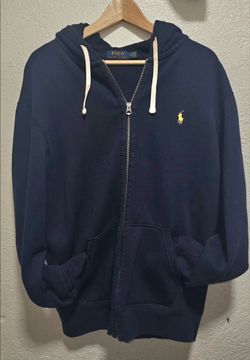 Polo Ralph Lauren Men's Signature Fleece, Zipper Hoodie,Navy,Size XL
Excellent condition 
Like new
No rips or stains 
Great piece of fashion statement