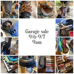 Garage Sale Monday 9/7 9am Glendale Rain or Shine