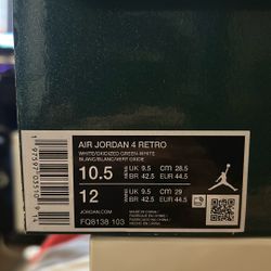 Jordan 4 Oxidized Green