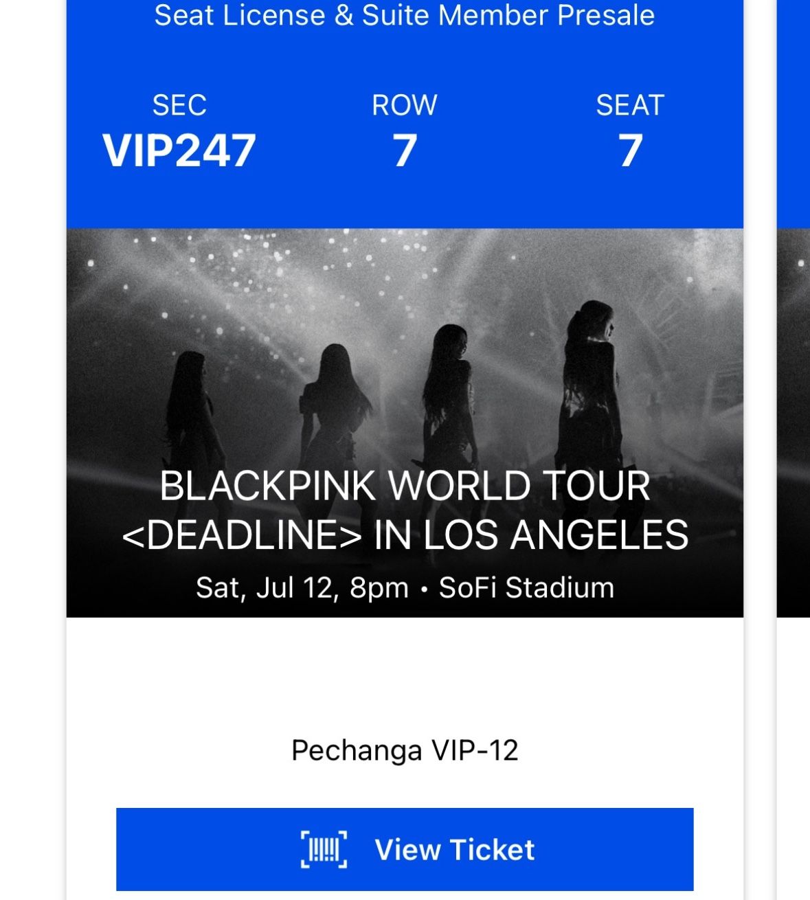 BlackPink Tickets For Sale Saturday July 12 At Sofi