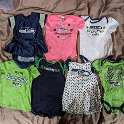 Baby Girl Seahawks Clothing Apparel