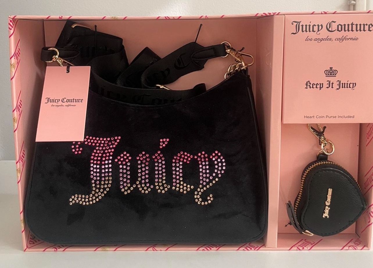 Juicy Couture Tri Color Bedazzled Bag