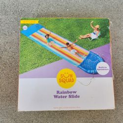 NEW WATER SLIDE WITH BUILT IN SPRINKLER