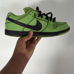 The power puff girls  x nike dunk low pro sb (Buttercup)