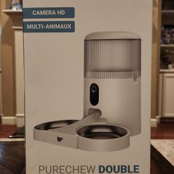 Smart Double Feeder With Wifi HD Camera So Security  Camera For Ur Pet