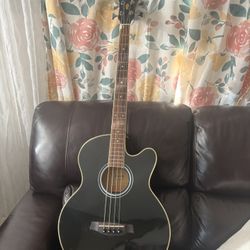 Ibanez AEB5E Acoustic-Electric Bass Guitar Black