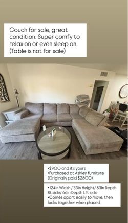Sectional couch