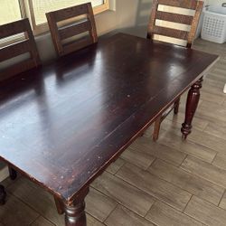 dining table with 6 chairs