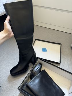 Pretty Little Thing Tall Black Boots