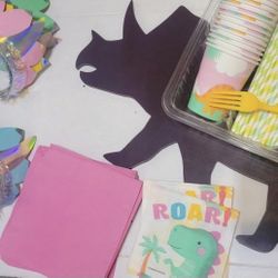 Girl Dinosaur Birthday Decorations