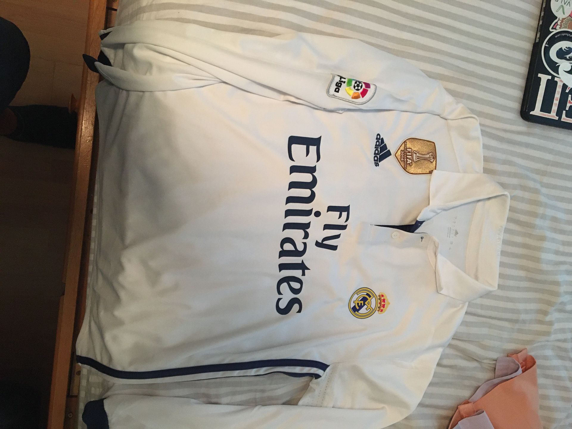 Ronaldo Real Madrid size Large long sleeve jersey