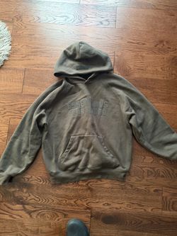 Small off black essential hoodie