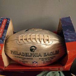 Limited Edition Official NFL Eagles Football Collectable
