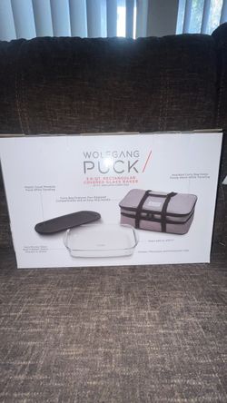 Wolfgang Puck 3.6-Qt Covered Glass Baker Set