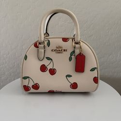 Coach Sydney Satchel Cherry Print 🍒