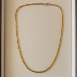 $40 14k 18inch Flat Mariner Chain