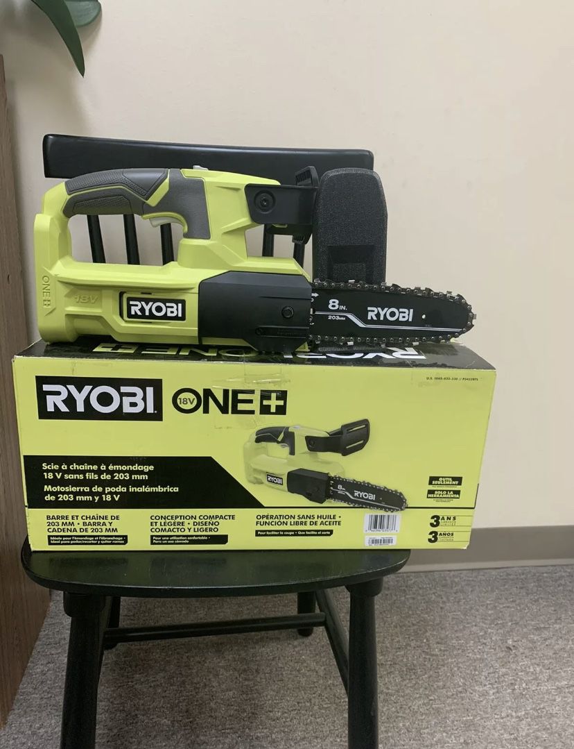 Ryobi 8” 18v Cordless Pruning Chainsaw *Tool Only*