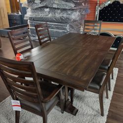 Quality All Solid Wood Dining Set