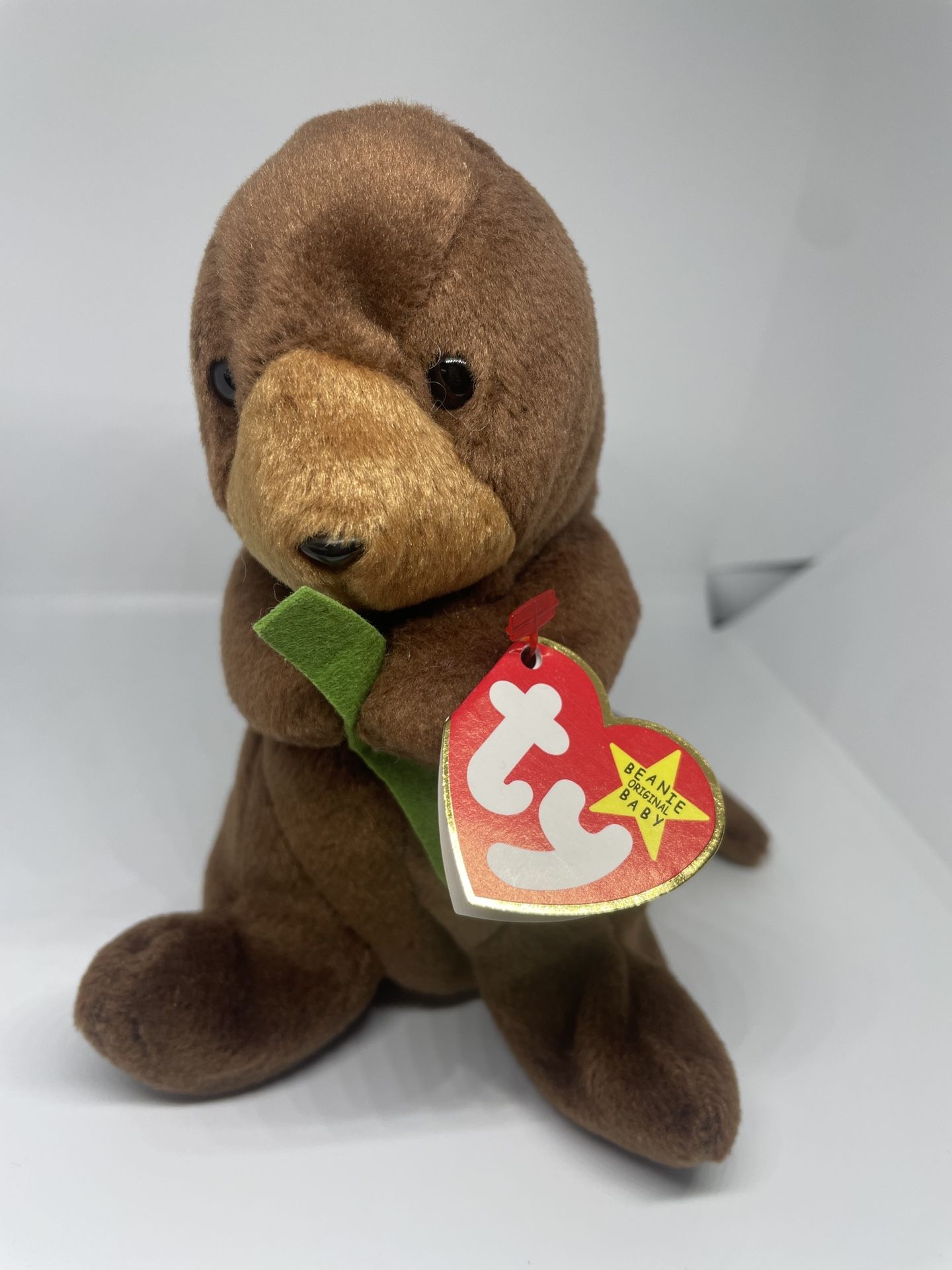 Ty Beanie Babies - Seaweed The Otter - Style 4080 - Rare!