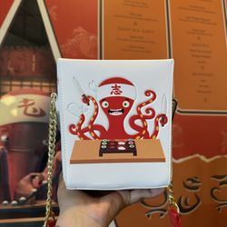 Disney Pixar Monsters, Inc. Loungefly Takeout Box Crossbody – Excellent Conditio