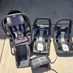 Greco Baby Car Seat, With 2 Docks. $25