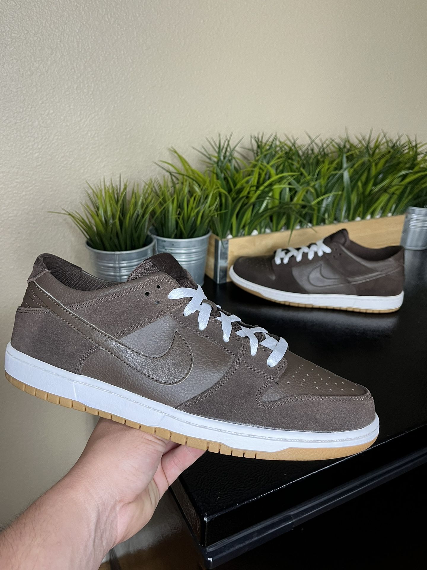 Nike SB Dunk Low IW Baroque Brown 819674-221 Men’s Size 12 Rare Grail
