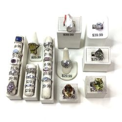Great Selection Of Sterling Silver Rings -  Priced Individually! 