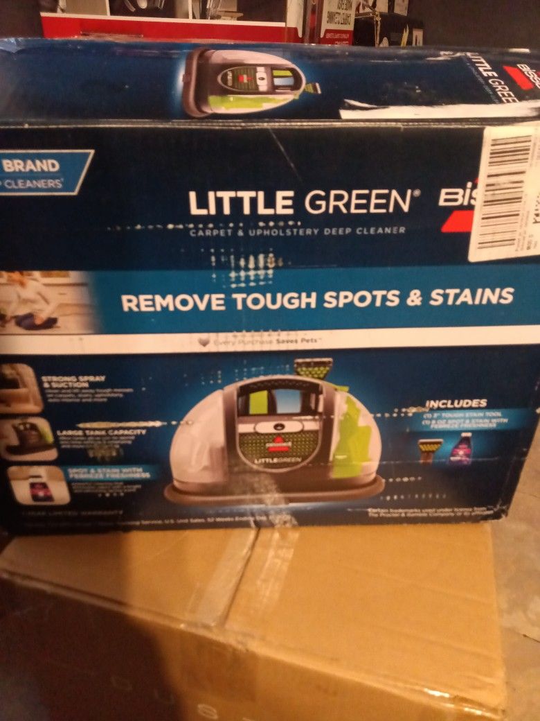 Little Green Bye Bissell Removes Tough Spots And Stains