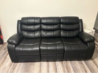 New reclining sofa and 2 chairs