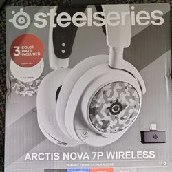 New Steelseries Arctis Nova 7P Gaming Headset White 61562