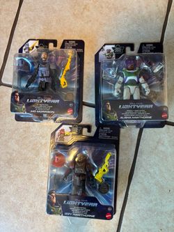 Brand New Disney Pixar Lightyear Action Figures Set of 3 - NIB