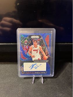 Nikola Jovic Prizm Blue Choice Autograph /35