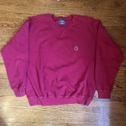 Vintage Jantzen Crewneck Sweatshirt Red Size Large 