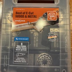 Fein Starlock Wood And Metal Oscillating Multi Tool Blade Kit