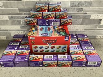 Entire Box Of 36 New Sealed Disney Pixar Mini Racers Blind Boxes Series #3 Metal Die Cast Cars (Valencia) $100